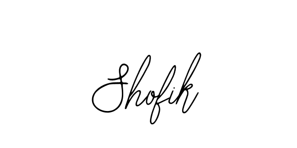 You should practise on your own different ways (Bearetta-2O07w) to write your name (Shofik) in signature. don't let someone else do it for you. Shofik signature style 12 images and pictures png