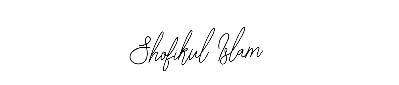 How to make Shofikul Islam name signature. Use Bearetta-2O07w style for creating short signs online. This is the latest handwritten sign. Shofikul Islam signature style 12 images and pictures png