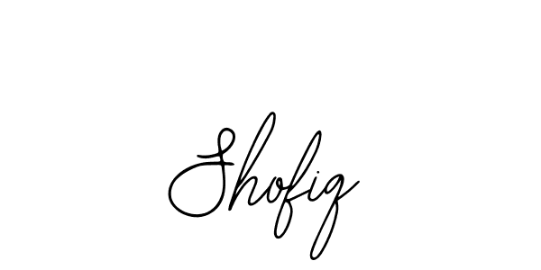 The best way (Bearetta-2O07w) to make a short signature is to pick only two or three words in your name. The name Shofiq include a total of six letters. For converting this name. Shofiq signature style 12 images and pictures png