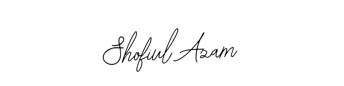 Use a signature maker to create a handwritten signature online. With this signature software, you can design (Bearetta-2O07w) your own signature for name Shofiul Azam. Shofiul Azam signature style 12 images and pictures png