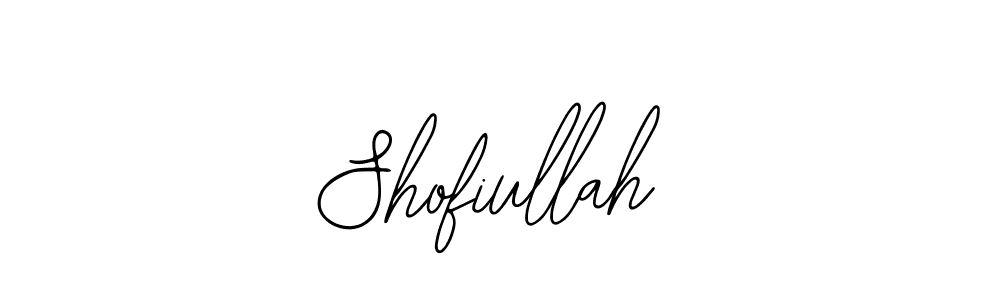 Design your own signature with our free online signature maker. With this signature software, you can create a handwritten (Bearetta-2O07w) signature for name Shofiullah. Shofiullah signature style 12 images and pictures png