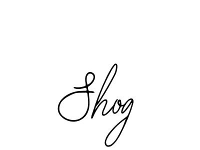 How to make Shog name signature. Use Bearetta-2O07w style for creating short signs online. This is the latest handwritten sign. Shog signature style 12 images and pictures png