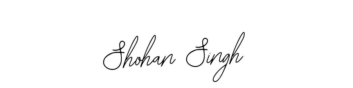 How to make Shohan Singh signature? Bearetta-2O07w is a professional autograph style. Create handwritten signature for Shohan Singh name. Shohan Singh signature style 12 images and pictures png