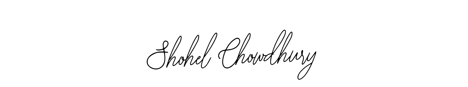 Use a signature maker to create a handwritten signature online. With this signature software, you can design (Bearetta-2O07w) your own signature for name Shohel Chowdhury. Shohel Chowdhury signature style 12 images and pictures png