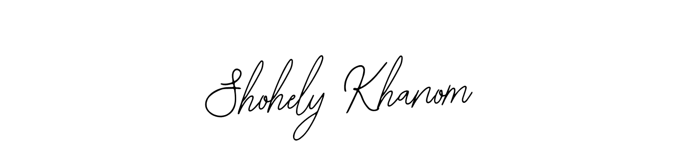 Make a short Shohely Khanom signature style. Manage your documents anywhere anytime using Bearetta-2O07w. Create and add eSignatures, submit forms, share and send files easily. Shohely Khanom signature style 12 images and pictures png