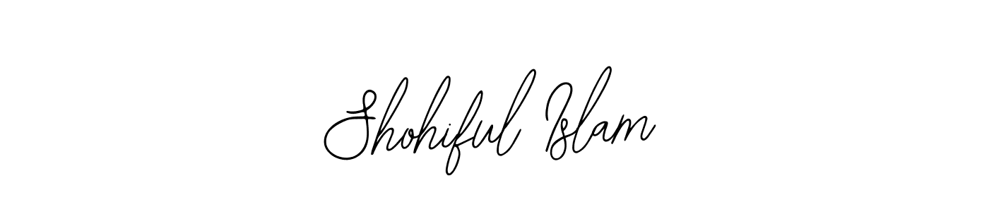 Use a signature maker to create a handwritten signature online. With this signature software, you can design (Bearetta-2O07w) your own signature for name Shohiful Islam. Shohiful Islam signature style 12 images and pictures png