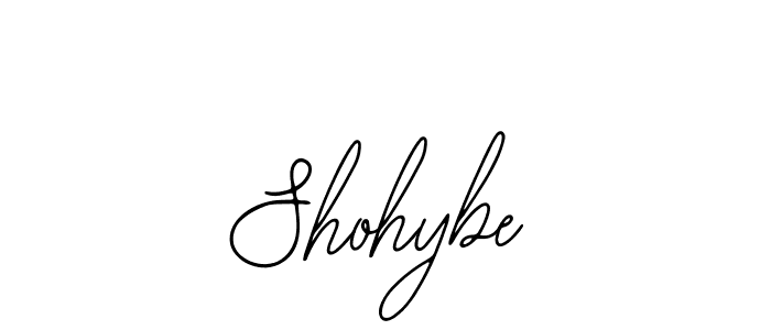 You should practise on your own different ways (Bearetta-2O07w) to write your name (Shohybe) in signature. don't let someone else do it for you. Shohybe signature style 12 images and pictures png