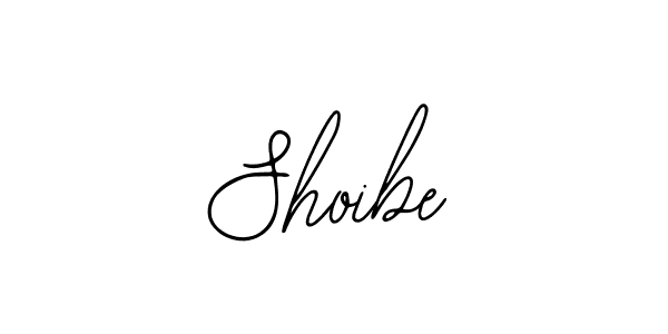 How to make Shoibe name signature. Use Bearetta-2O07w style for creating short signs online. This is the latest handwritten sign. Shoibe signature style 12 images and pictures png