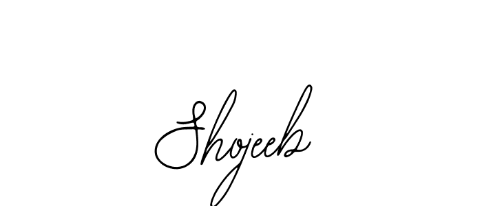 How to make Shojeeb name signature. Use Bearetta-2O07w style for creating short signs online. This is the latest handwritten sign. Shojeeb signature style 12 images and pictures png