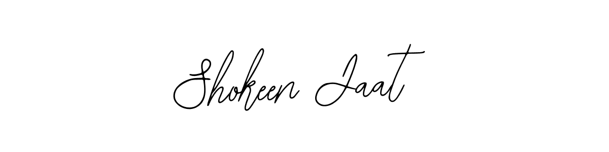 You should practise on your own different ways (Bearetta-2O07w) to write your name (Shokeen Jaat) in signature. don't let someone else do it for you. Shokeen Jaat signature style 12 images and pictures png