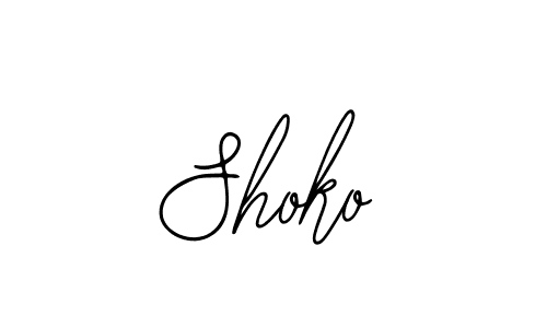 if you are searching for the best signature style for your name Shoko. so please give up your signature search. here we have designed multiple signature styles  using Bearetta-2O07w. Shoko signature style 12 images and pictures png