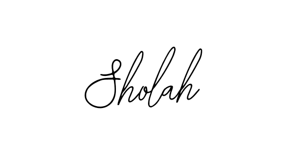 How to make Sholah name signature. Use Bearetta-2O07w style for creating short signs online. This is the latest handwritten sign. Sholah signature style 12 images and pictures png