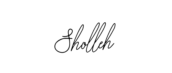 if you are searching for the best signature style for your name Sholleh. so please give up your signature search. here we have designed multiple signature styles  using Bearetta-2O07w. Sholleh signature style 12 images and pictures png