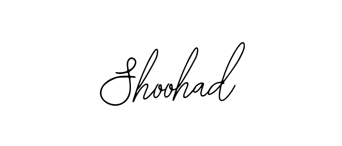 if you are searching for the best signature style for your name Shoohad. so please give up your signature search. here we have designed multiple signature styles  using Bearetta-2O07w. Shoohad signature style 12 images and pictures png