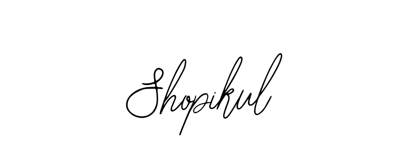 if you are searching for the best signature style for your name Shopikul. so please give up your signature search. here we have designed multiple signature styles  using Bearetta-2O07w. Shopikul signature style 12 images and pictures png