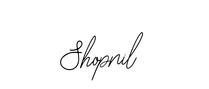 You should practise on your own different ways (Bearetta-2O07w) to write your name (Shopnil) in signature. don't let someone else do it for you. Shopnil signature style 12 images and pictures png