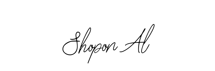 How to Draw Shopon Al signature style? Bearetta-2O07w is a latest design signature styles for name Shopon Al. Shopon Al signature style 12 images and pictures png