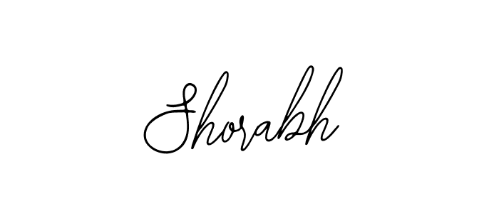 Shorabh stylish signature style. Best Handwritten Sign (Bearetta-2O07w) for my name. Handwritten Signature Collection Ideas for my name Shorabh. Shorabh signature style 12 images and pictures png