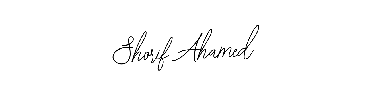 How to make Shorif Ahamed name signature. Use Bearetta-2O07w style for creating short signs online. This is the latest handwritten sign. Shorif Ahamed signature style 12 images and pictures png