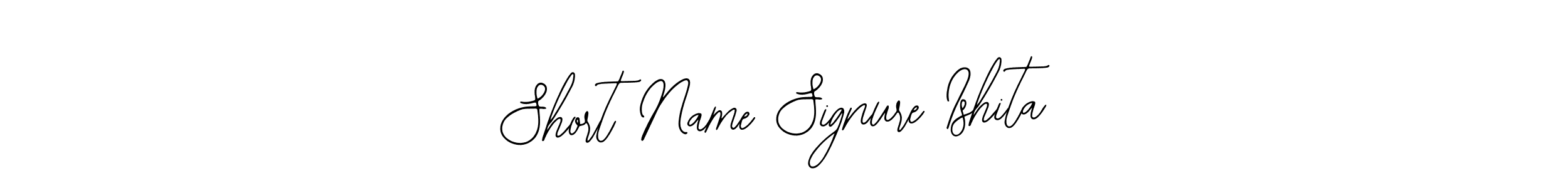 Once you've used our free online signature maker to create your best signature Bearetta-2O07w style, it's time to enjoy all of the benefits that Short Name Signure Ishita name signing documents. Short Name Signure Ishita signature style 12 images and pictures png