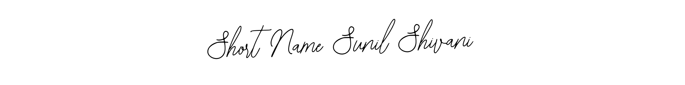 How to Draw Short Name Sunil Shivani signature style? Bearetta-2O07w is a latest design signature styles for name Short Name Sunil Shivani. Short Name Sunil Shivani signature style 12 images and pictures png