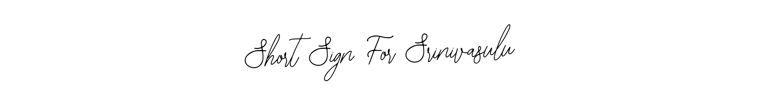 How to make Short Sign For Srinivasulu name signature. Use Bearetta-2O07w style for creating short signs online. This is the latest handwritten sign. Short Sign For Srinivasulu signature style 12 images and pictures png