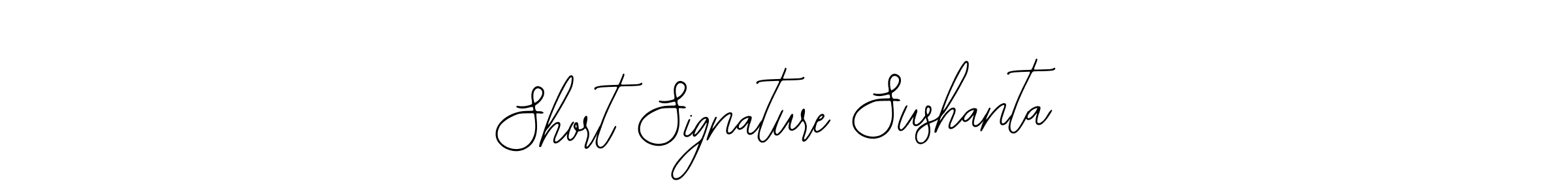 How to make Short Signature Sushanta name signature. Use Bearetta-2O07w style for creating short signs online. This is the latest handwritten sign. Short Signature Sushanta signature style 12 images and pictures png