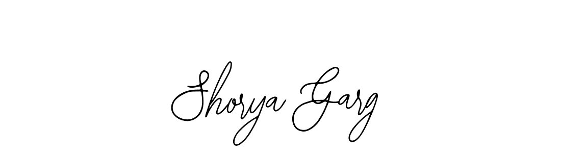 How to make Shorya Garg name signature. Use Bearetta-2O07w style for creating short signs online. This is the latest handwritten sign. Shorya Garg signature style 12 images and pictures png
