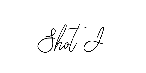 How to make Shot J name signature. Use Bearetta-2O07w style for creating short signs online. This is the latest handwritten sign. Shot J signature style 12 images and pictures png