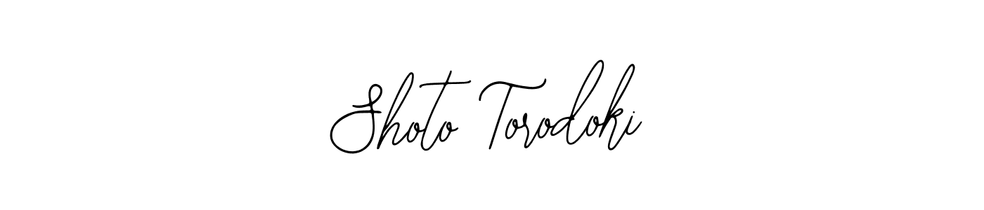 Design your own signature with our free online signature maker. With this signature software, you can create a handwritten (Bearetta-2O07w) signature for name Shoto Torodoki. Shoto Torodoki signature style 12 images and pictures png