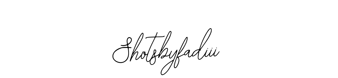 Make a beautiful signature design for name Shotsbyfadiii. With this signature (Bearetta-2O07w) style, you can create a handwritten signature for free. Shotsbyfadiii signature style 12 images and pictures png