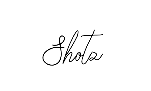 Design your own signature with our free online signature maker. With this signature software, you can create a handwritten (Bearetta-2O07w) signature for name Shotz. Shotz signature style 12 images and pictures png