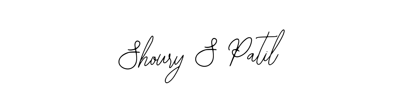 You should practise on your own different ways (Bearetta-2O07w) to write your name (Shoury S Patil) in signature. don't let someone else do it for you. Shoury S Patil signature style 12 images and pictures png