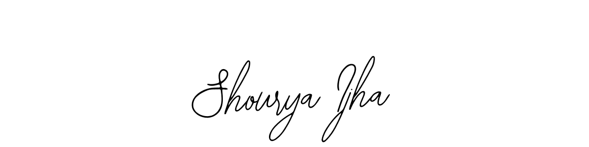 How to make Shourya Ijha signature? Bearetta-2O07w is a professional autograph style. Create handwritten signature for Shourya Ijha name. Shourya Ijha signature style 12 images and pictures png