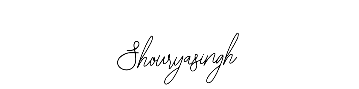 You should practise on your own different ways (Bearetta-2O07w) to write your name (Shouryasingh) in signature. don't let someone else do it for you. Shouryasingh signature style 12 images and pictures png