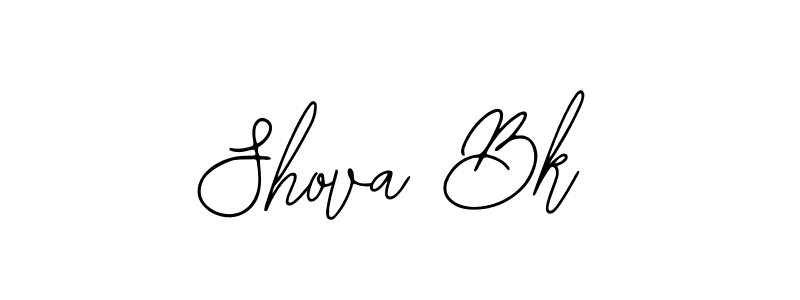 Design your own signature with our free online signature maker. With this signature software, you can create a handwritten (Bearetta-2O07w) signature for name Shova Bk. Shova Bk signature style 12 images and pictures png