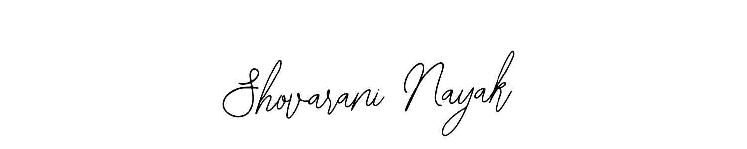 How to make Shovarani Nayak signature? Bearetta-2O07w is a professional autograph style. Create handwritten signature for Shovarani Nayak name. Shovarani Nayak signature style 12 images and pictures png