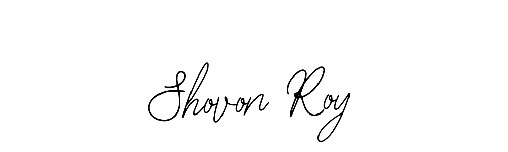 Design your own signature with our free online signature maker. With this signature software, you can create a handwritten (Bearetta-2O07w) signature for name Shovon Roy. Shovon Roy signature style 12 images and pictures png