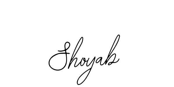 The best way (Bearetta-2O07w) to make a short signature is to pick only two or three words in your name. The name Shoyab include a total of six letters. For converting this name. Shoyab signature style 12 images and pictures png