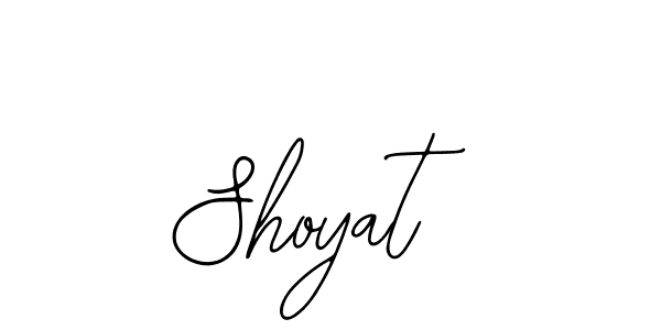 Use a signature maker to create a handwritten signature online. With this signature software, you can design (Bearetta-2O07w) your own signature for name Shoyat. Shoyat signature style 12 images and pictures png