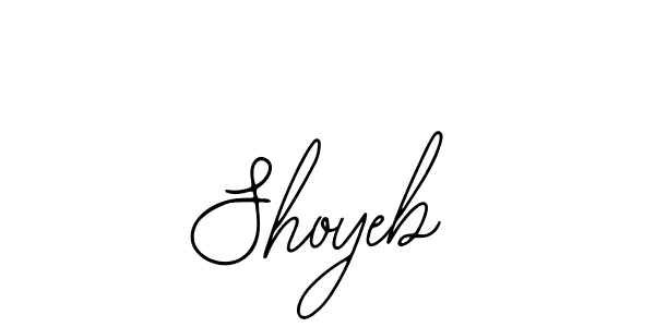 The best way (Bearetta-2O07w) to make a short signature is to pick only two or three words in your name. The name Shoyeb include a total of six letters. For converting this name. Shoyeb signature style 12 images and pictures png