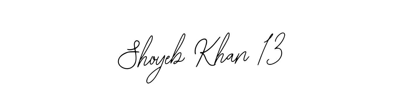 Once you've used our free online signature maker to create your best signature Bearetta-2O07w style, it's time to enjoy all of the benefits that Shoyeb Khan 13 name signing documents. Shoyeb Khan 13 signature style 12 images and pictures png