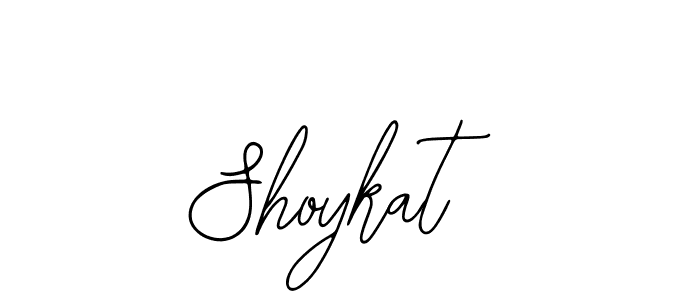 You should practise on your own different ways (Bearetta-2O07w) to write your name (Shoykat) in signature. don't let someone else do it for you. Shoykat signature style 12 images and pictures png