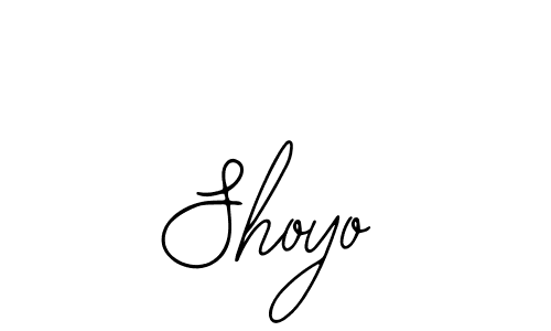 You should practise on your own different ways (Bearetta-2O07w) to write your name (Shoyo) in signature. don't let someone else do it for you. Shoyo signature style 12 images and pictures png