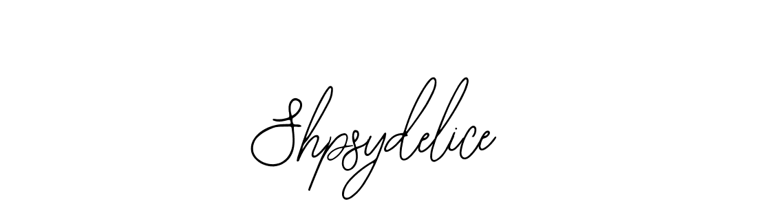 Make a beautiful signature design for name Shpsydelice. With this signature (Bearetta-2O07w) style, you can create a handwritten signature for free. Shpsydelice signature style 12 images and pictures png