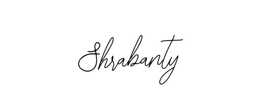 Use a signature maker to create a handwritten signature online. With this signature software, you can design (Bearetta-2O07w) your own signature for name Shrabanty. Shrabanty signature style 12 images and pictures png