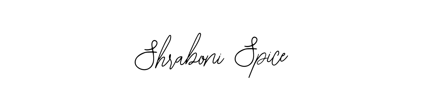 Use a signature maker to create a handwritten signature online. With this signature software, you can design (Bearetta-2O07w) your own signature for name Shraboni Spice. Shraboni Spice signature style 12 images and pictures png