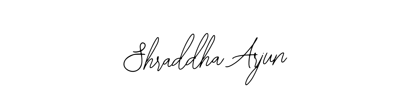 The best way (Bearetta-2O07w) to make a short signature is to pick only two or three words in your name. The name Shraddha Arjun include a total of six letters. For converting this name. Shraddha Arjun signature style 12 images and pictures png