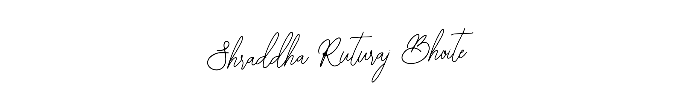 Design your own signature with our free online signature maker. With this signature software, you can create a handwritten (Bearetta-2O07w) signature for name Shraddha Ruturaj Bhoite. Shraddha Ruturaj Bhoite signature style 12 images and pictures png