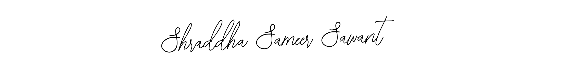 Shraddha Sameer Sawant stylish signature style. Best Handwritten Sign (Bearetta-2O07w) for my name. Handwritten Signature Collection Ideas for my name Shraddha Sameer Sawant. Shraddha Sameer Sawant signature style 12 images and pictures png